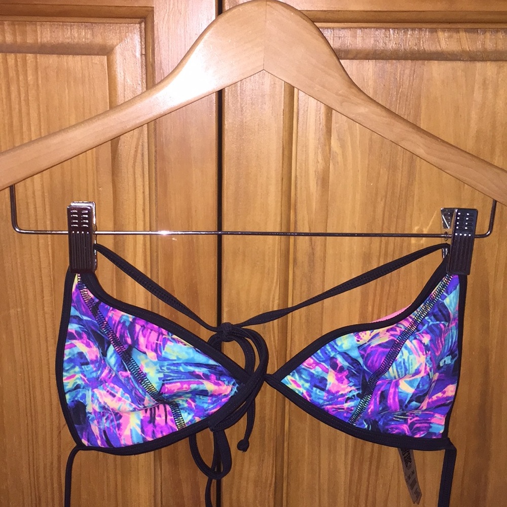 PINK Triangle Bikini Top